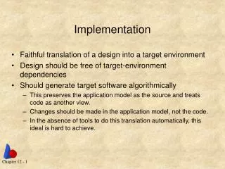 Implementation