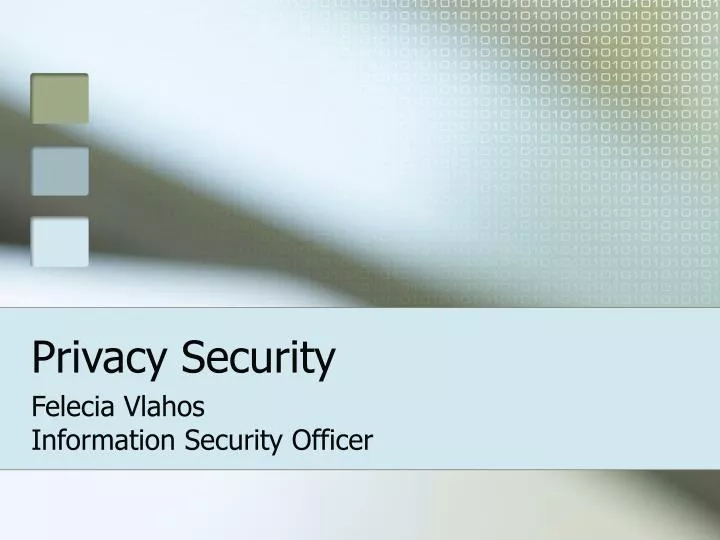privacy security