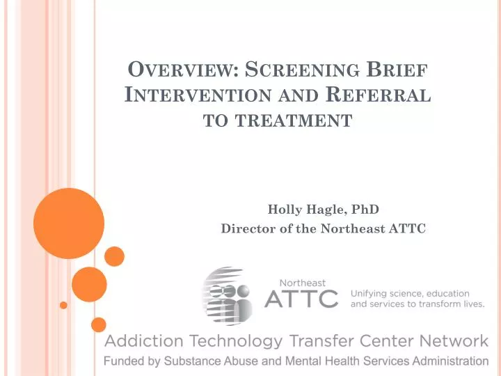 overview screening brief intervention and referral to treatment