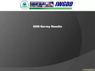SDM Survey Results