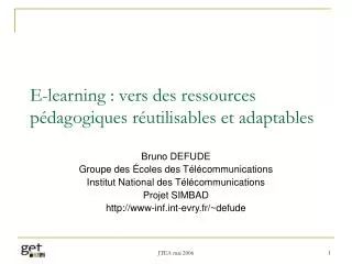 e learning vers des ressources p dagogiques r utilisables et adaptables