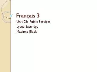 fran ais 3