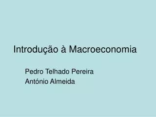 introdu o macroeconomia
