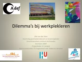 dilemma s bij werkplekleren