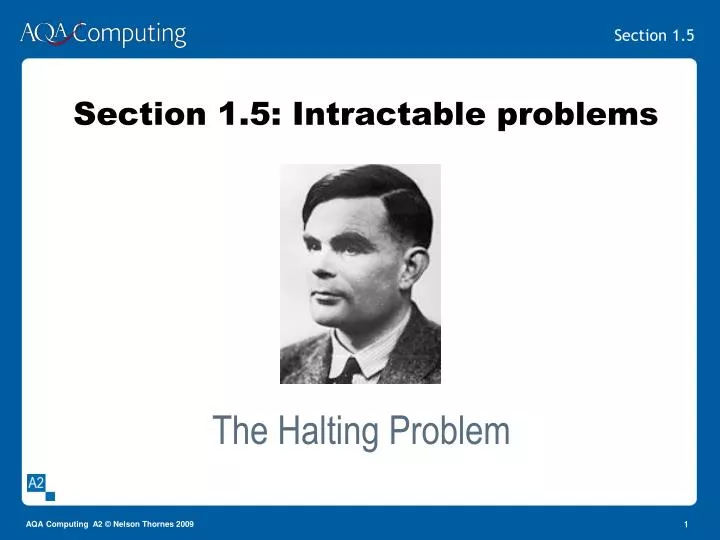 section 1 5 intractable problems
