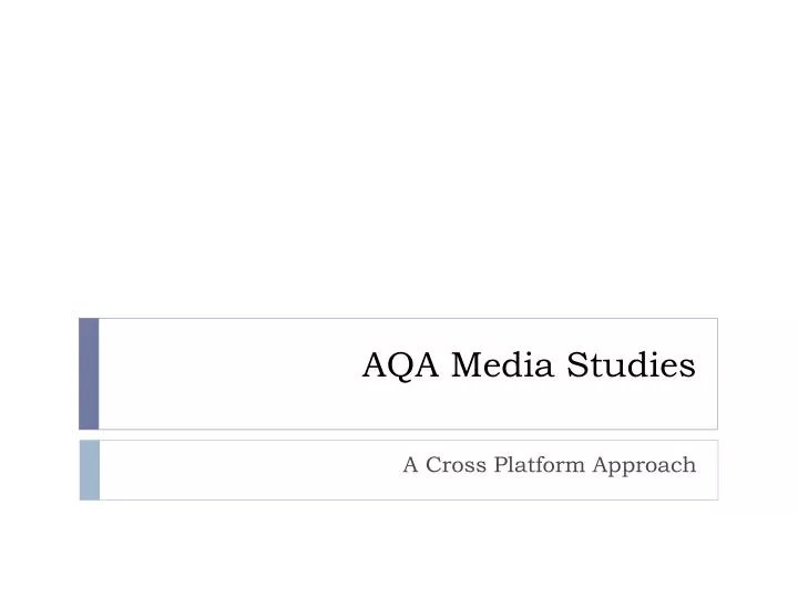 aqa media studies