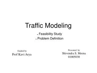 feasibility study problem definition