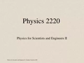 Physics 2220