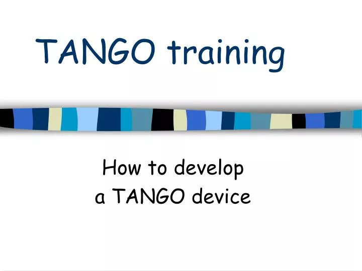 tango training