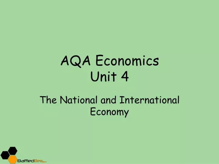 aqa economics unit 4