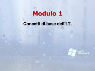 modulo 1
