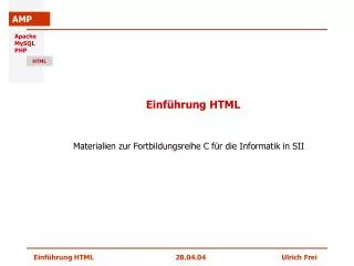 einf hrung html