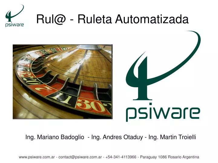rul@ ruleta automatizada