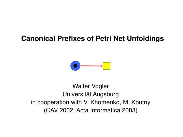 canonical prefixes of petri net unfoldings