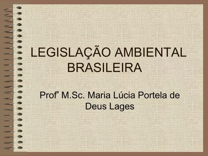 legisla o ambiental brasileira