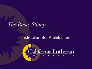 The Basic Stamp