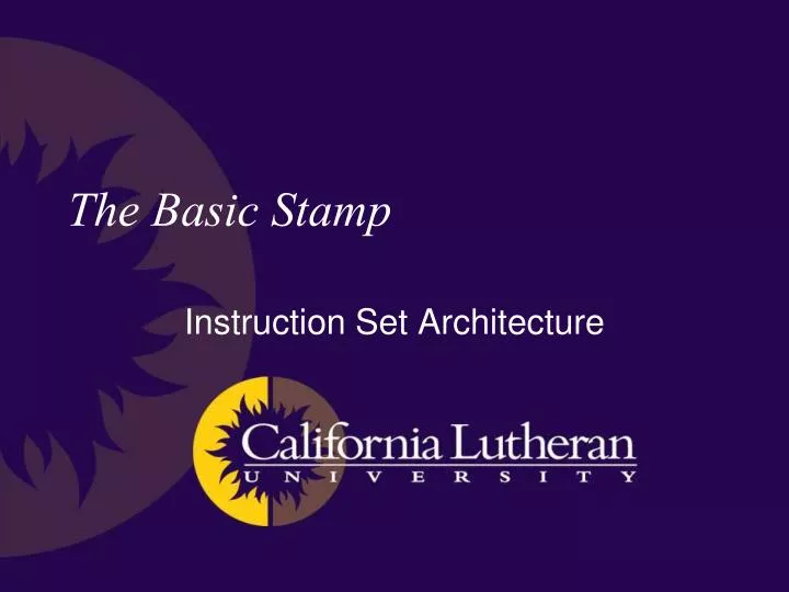 the basic stamp