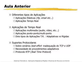 aula anterior