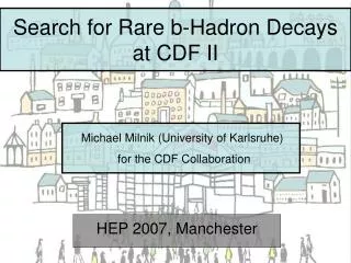 Search for Rare b-Hadron Decays at CDF II
