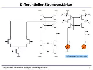 differentieller stromverst rker