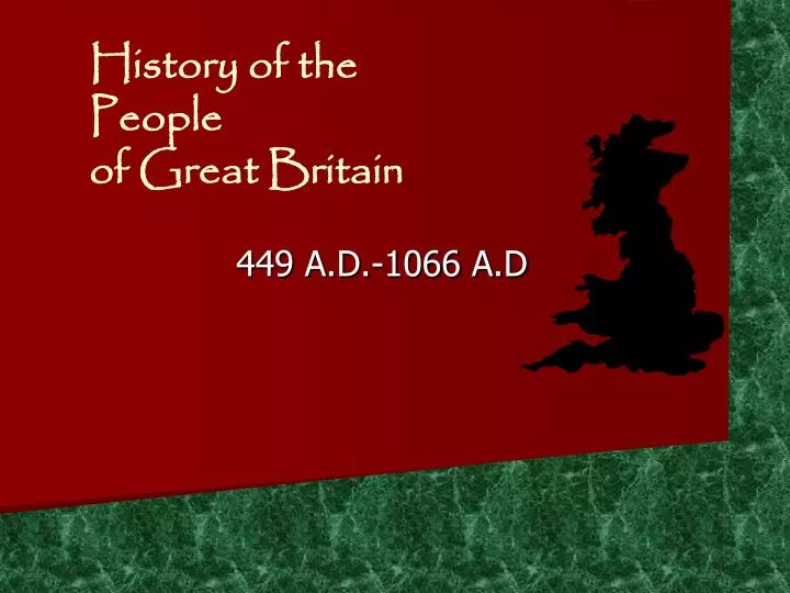 history of the people of great britain