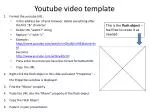 Youtube video template