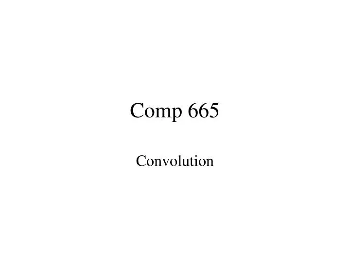 comp 665