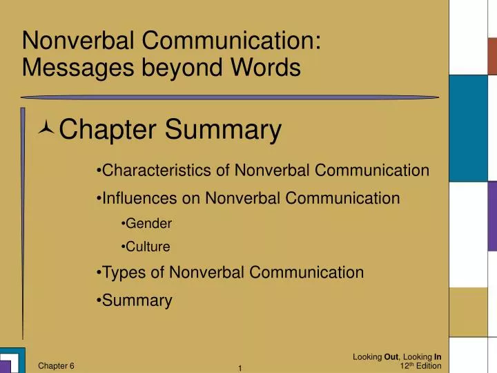 nonverbal communication messages beyond words