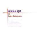 Eclesiologia - slide 1