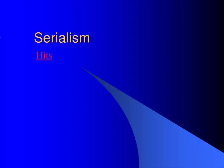 serialism