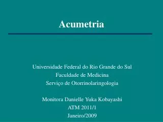 acumetria
