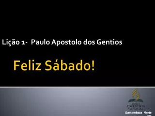 li o 1 paulo apostolo dos gentios