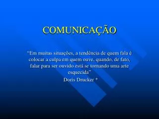 comunica o