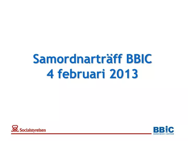 samordnartr ff bbic 4 februari 2013