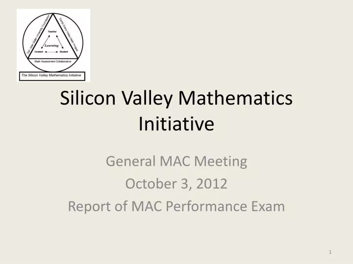 silicon valley mathematics initiative