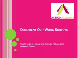 Document Our Work Surveys