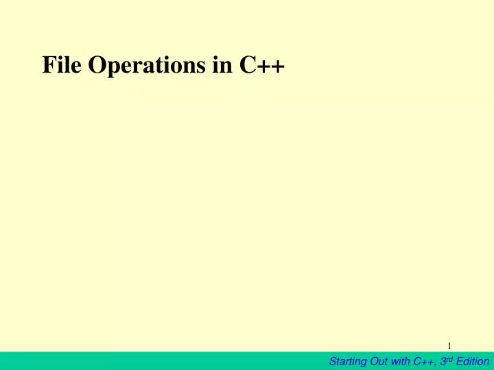 file operations in c