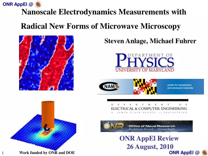 nanoscale electrodynamics measurements with radical new forms of microwave microscopy