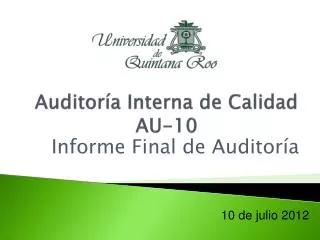 auditor a interna de calidad au 10