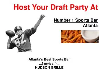 Host Your Draft Party At Number 1 Sports Bar Atlanta