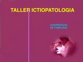 TALLER ICTIOPATOLOGIA