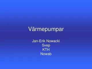 v rmepumpar