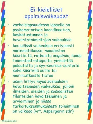 ei kielelliset oppimisvaikeudet