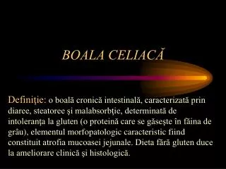 boala celiac