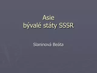 asie b val st ty sssr