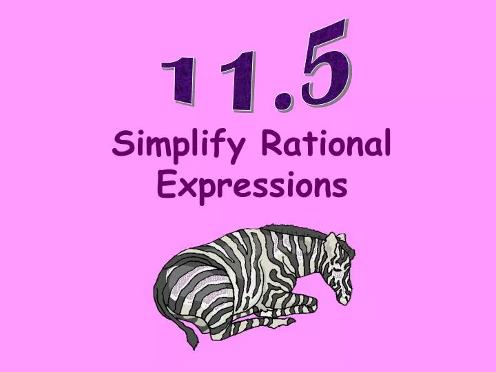 simplify rational expressions