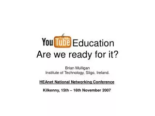 Education Are we ready for it?