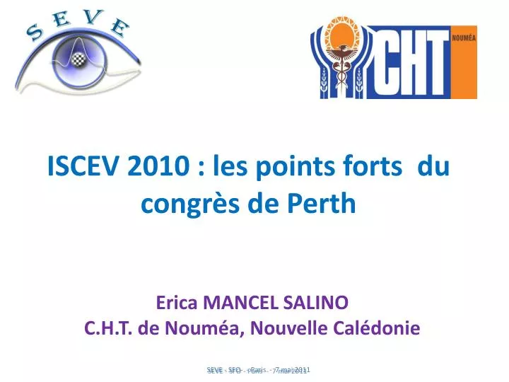 iscev 2010 les points forts du congr s de perth