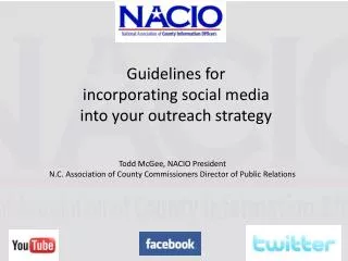 Guidelines for incorporating social media into your outreach strategy