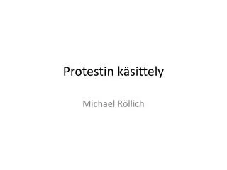 protestin k sittely